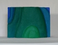 Blue-green mountain