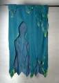 Blauer Tangvorhang